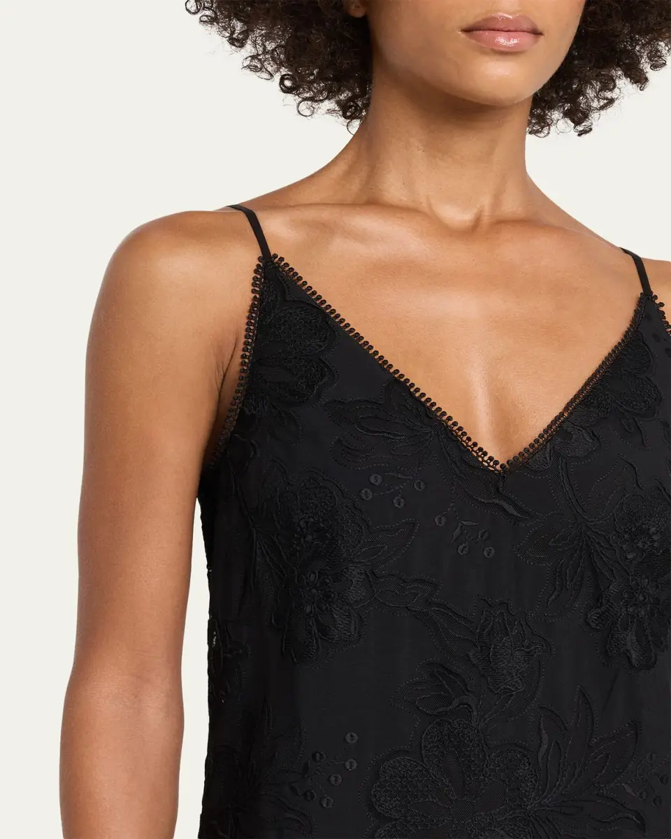 Kobi Halperin Robbie Embroidered Lace-Trim Maxi Dress | Thumbnail 5