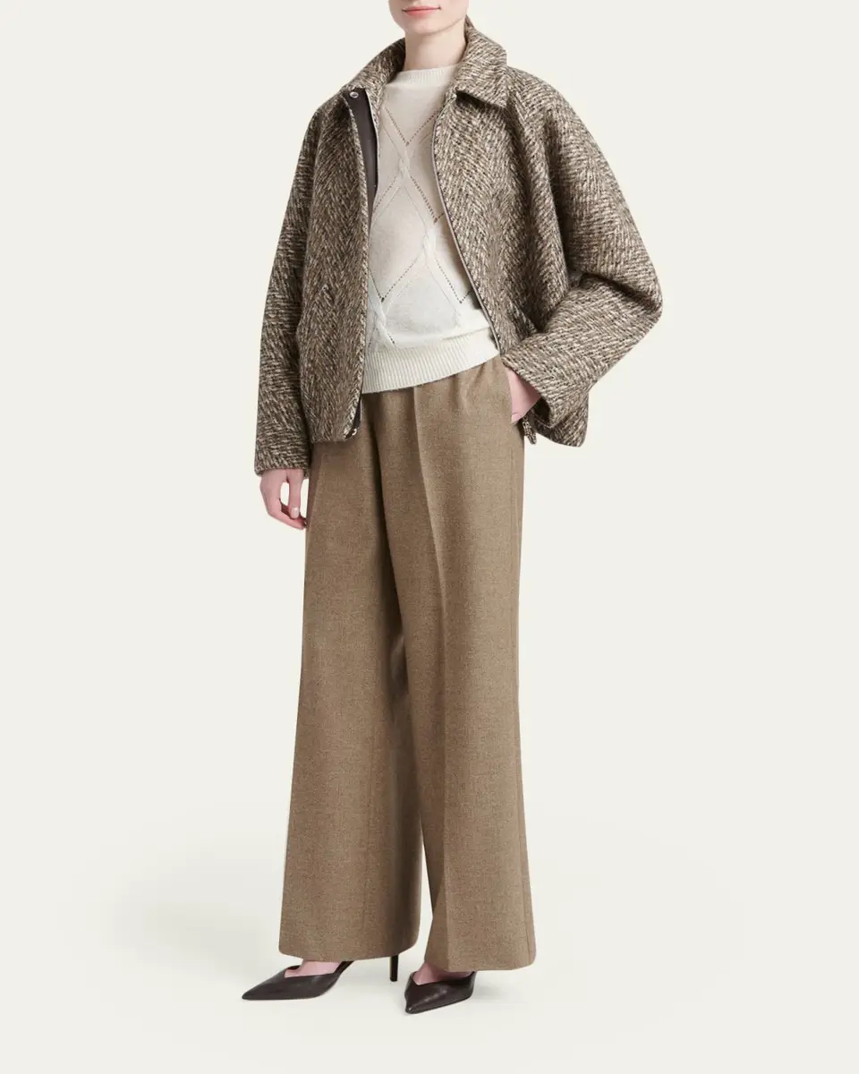 Kiton Diamond Cashmere-Silk Sweater | Thumbnail 2