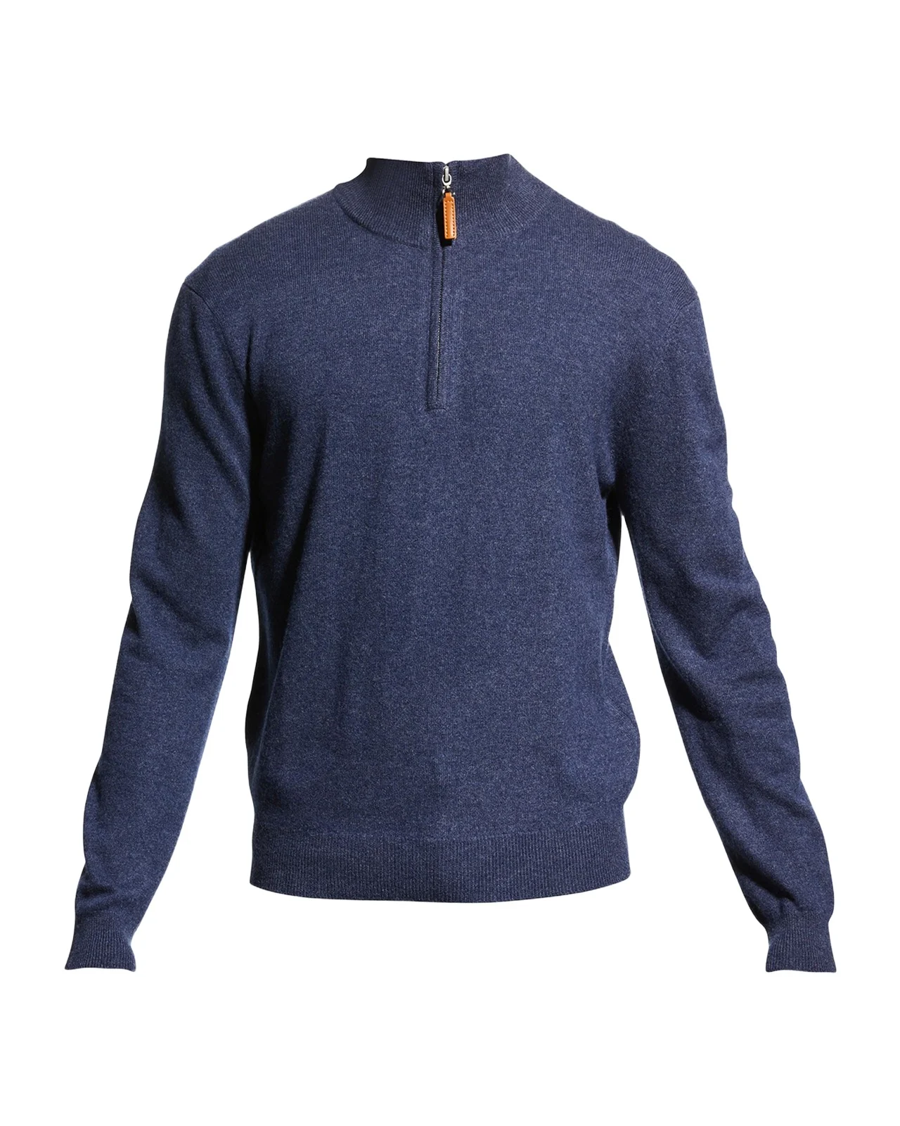 Men's Wool-Cashmere 1/4-Zip Sweater