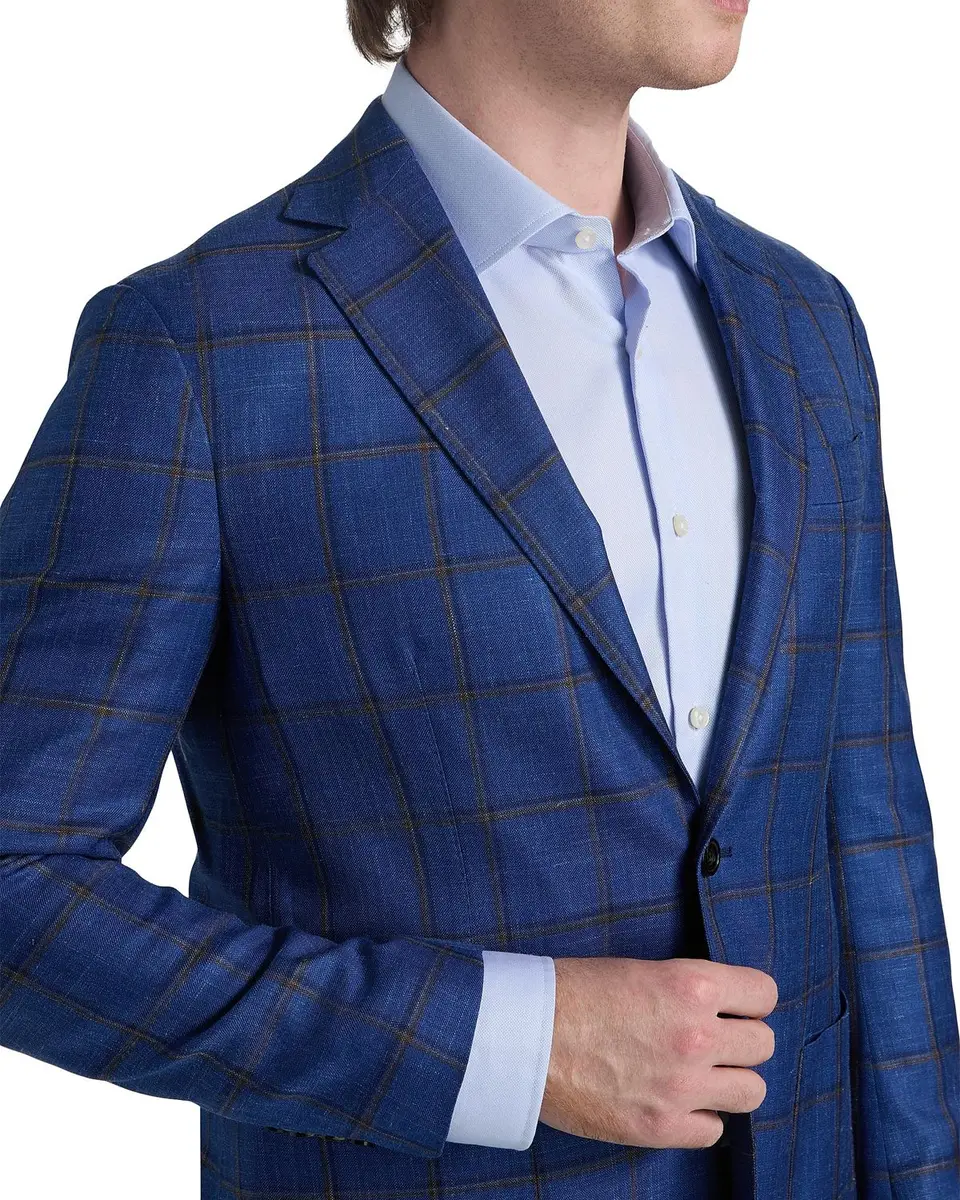 Sartorio Men's Plaid Wool Single-Breasted Sport Coat | Thumbnail 5 Sartorio Men's Plaid Wool Single-Breasted Sport Coat | Thumbnail 5