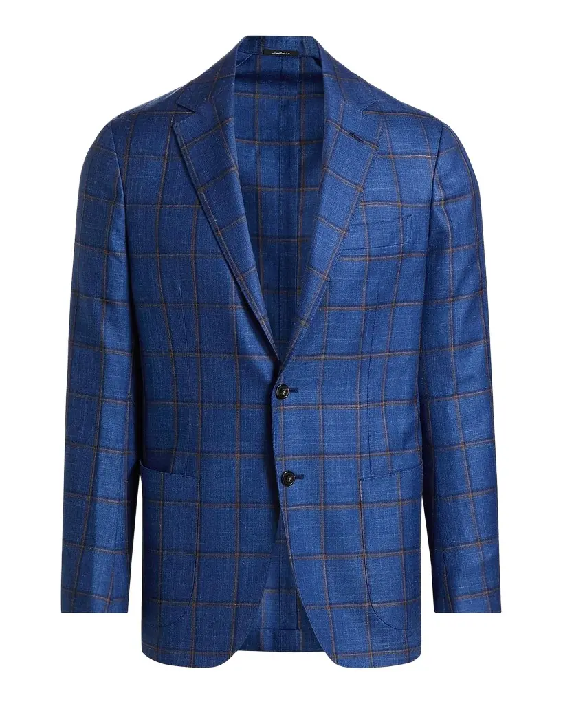 Sartorio Men's Plaid Wool Single-Breasted Sport Coat | Image 1 Sartorio Men's Plaid Wool Single-Breasted Sport Coat | Image 1