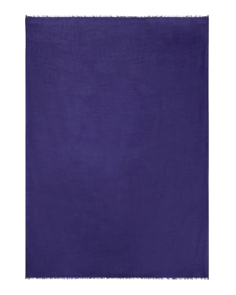 Akris Cashmere-Silk Fringe Trim Scarf