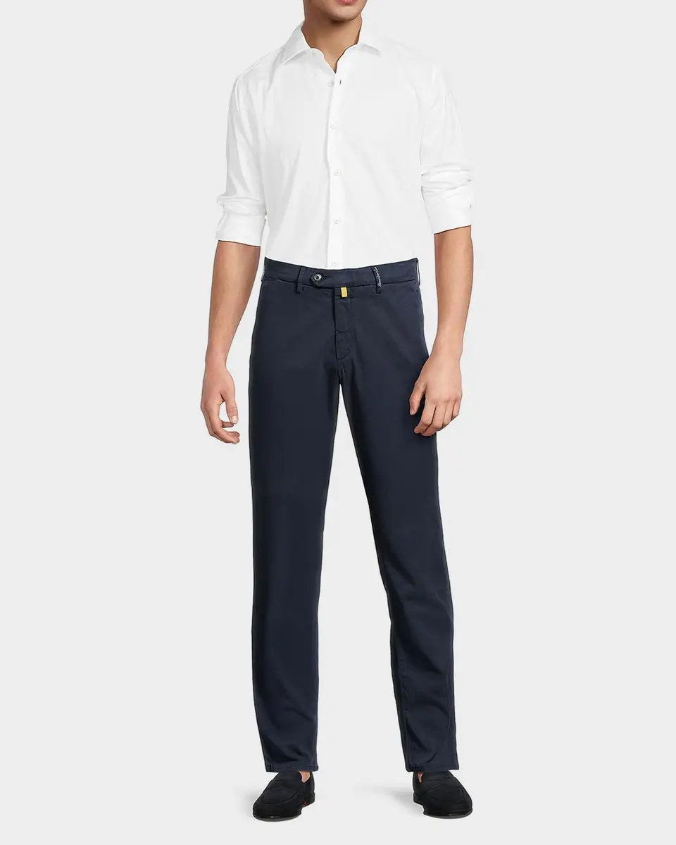 Sartorio Men's Straight Leg Flat-Front Trousers | Thumbnail 2
