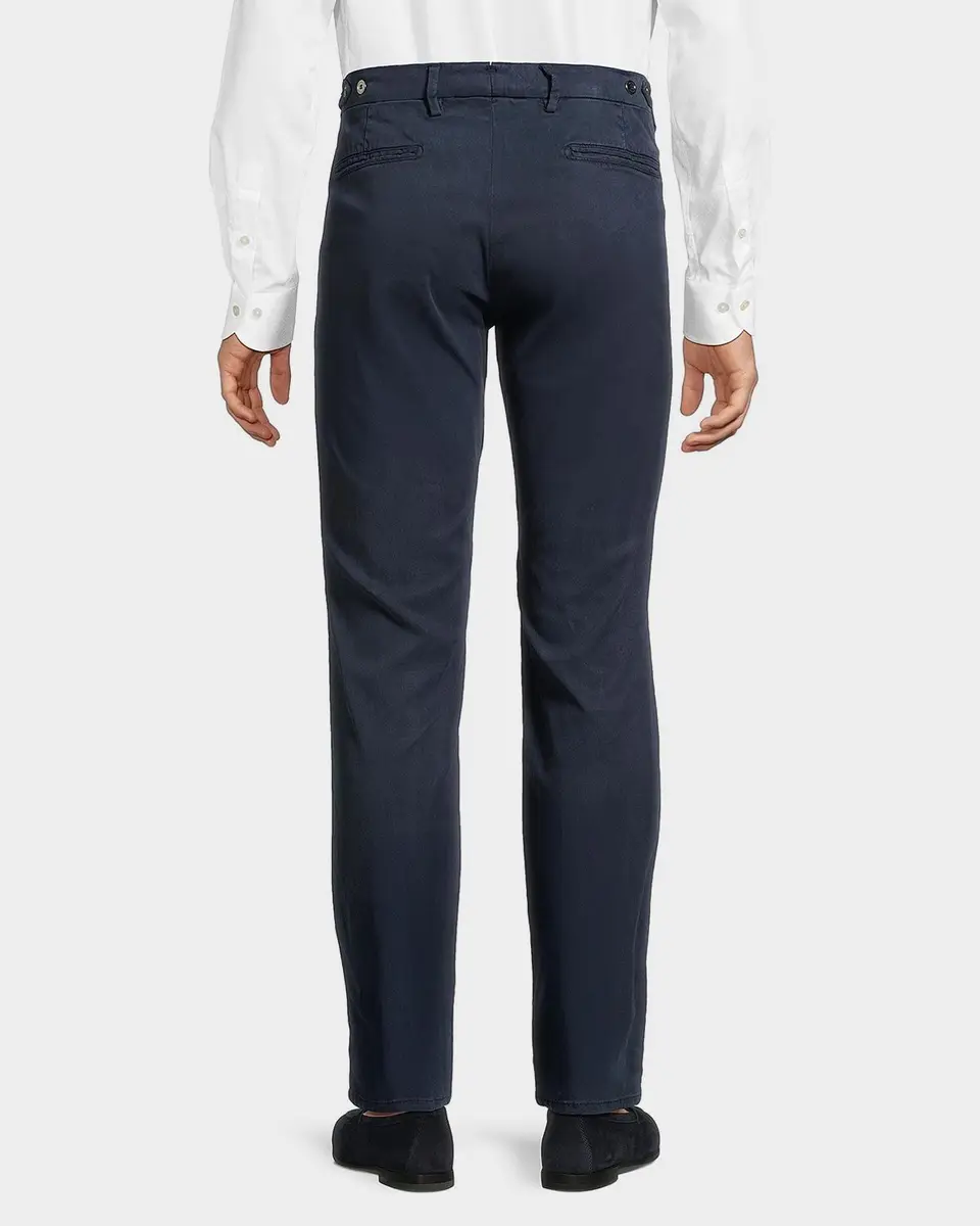 Sartorio Men's Straight Leg Flat-Front Trousers | Thumbnail 3