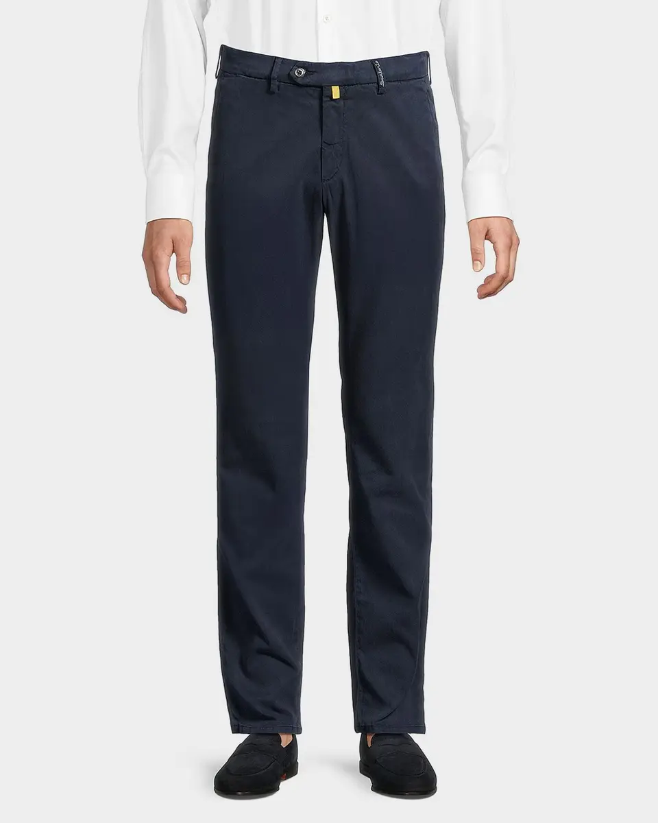 Sartorio Men's Straight Leg Flat-Front Trousers | Thumbnail 4
