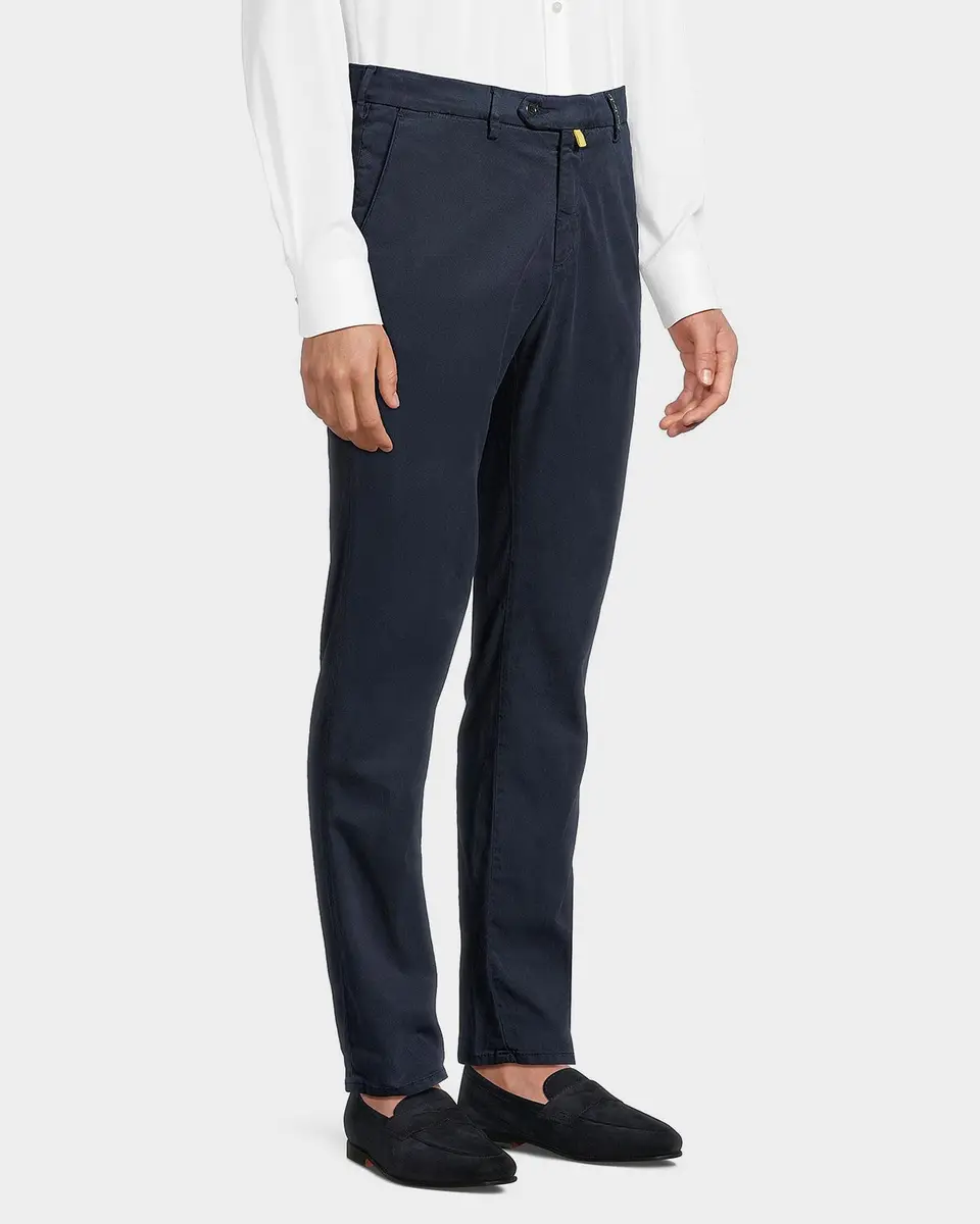 Sartorio Men's Straight Leg Flat-Front Trousers | Thumbnail 6