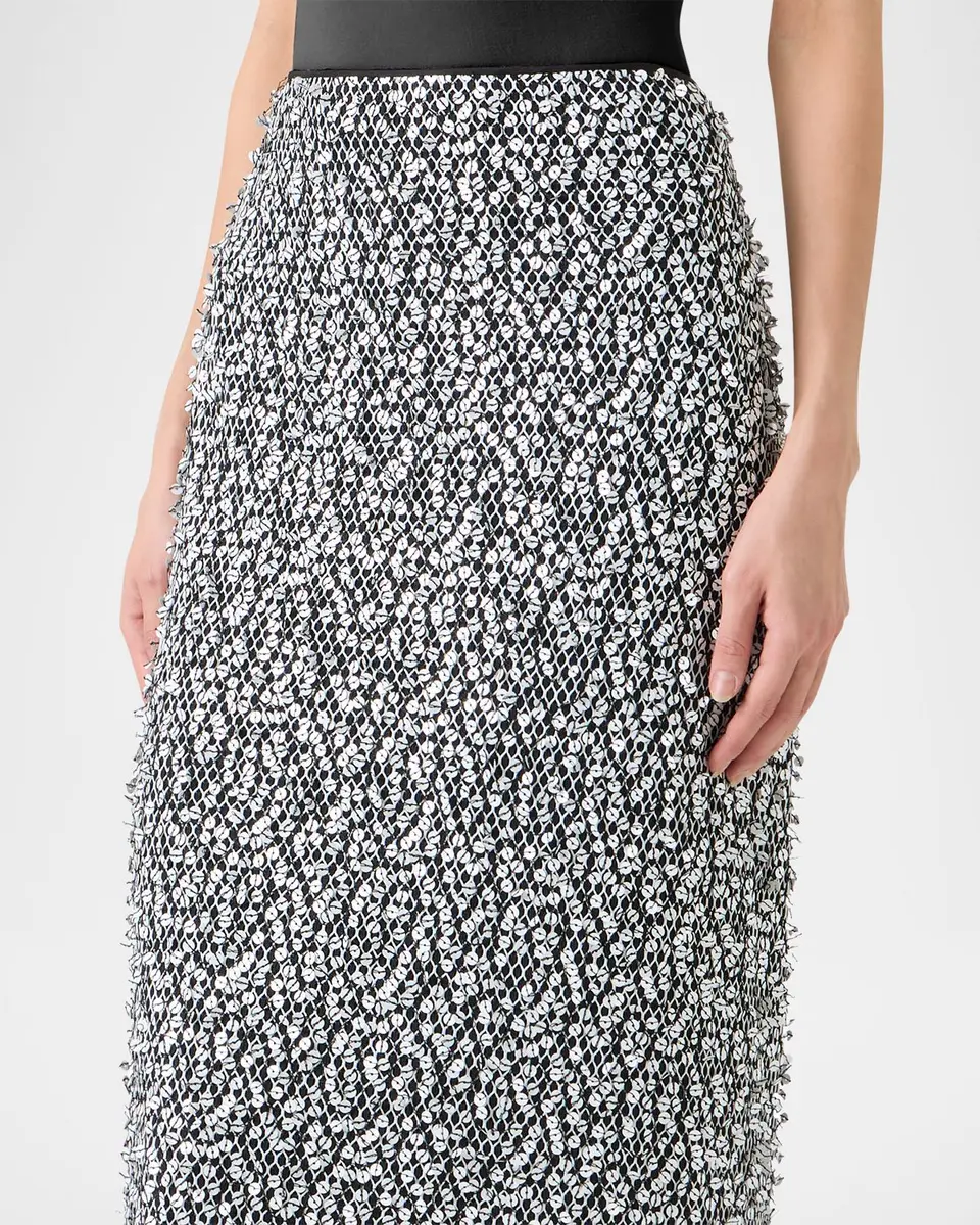 Akris Sequined Midi Tube Skirt | Thumbnail 4 Akris Sequined Midi Tube Skirt | Thumbnail 4