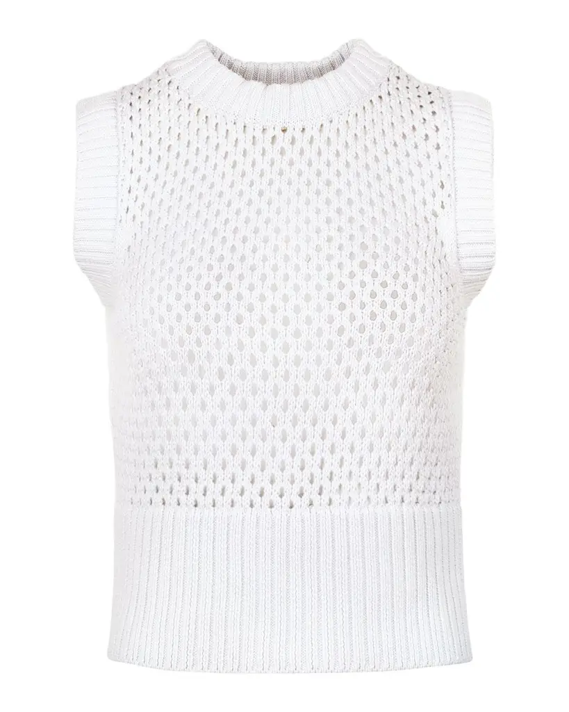 Mesh Knit Sweater Vest Mesh Knit Sweater Vest
