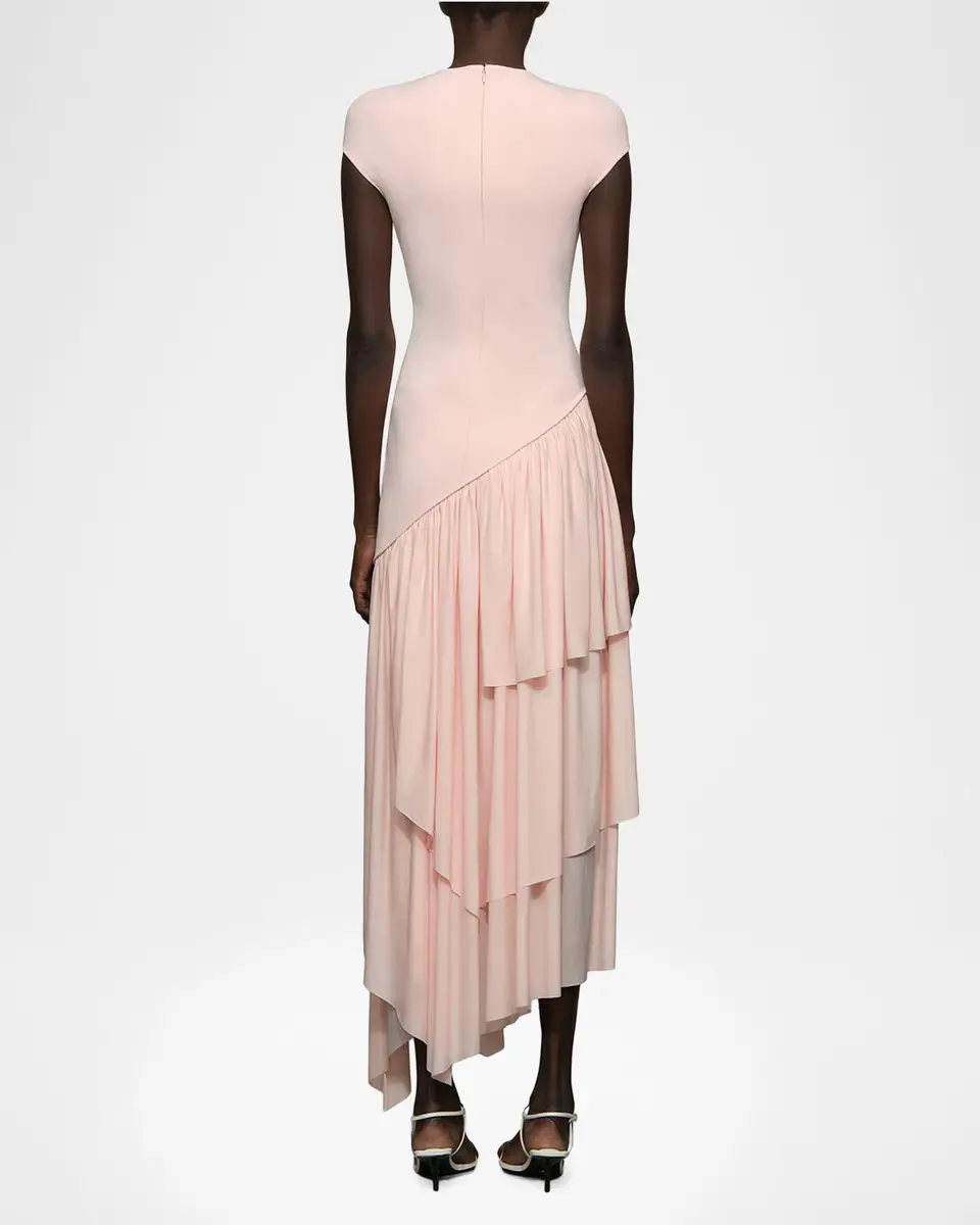 Et Ochs Elowen Draped Knit Combo Maxi Dress | Thumbnail 3