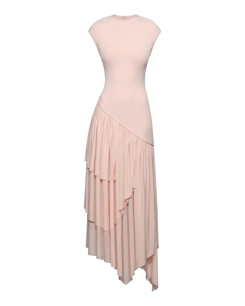 Et Ochs Elowen Draped Knit Combo Maxi Dress | Image 1 Et Ochs Elowen Draped Knit Combo Maxi Dress | Image 1
