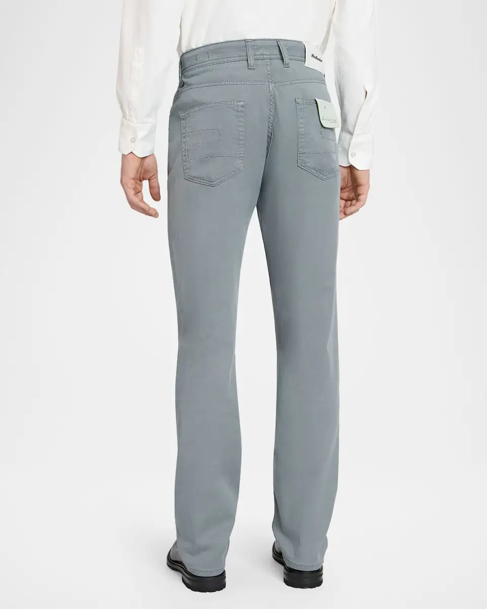 Kiton Men's Cotton Stretch Slim Five-Pocket Pants | Thumbnail 3
