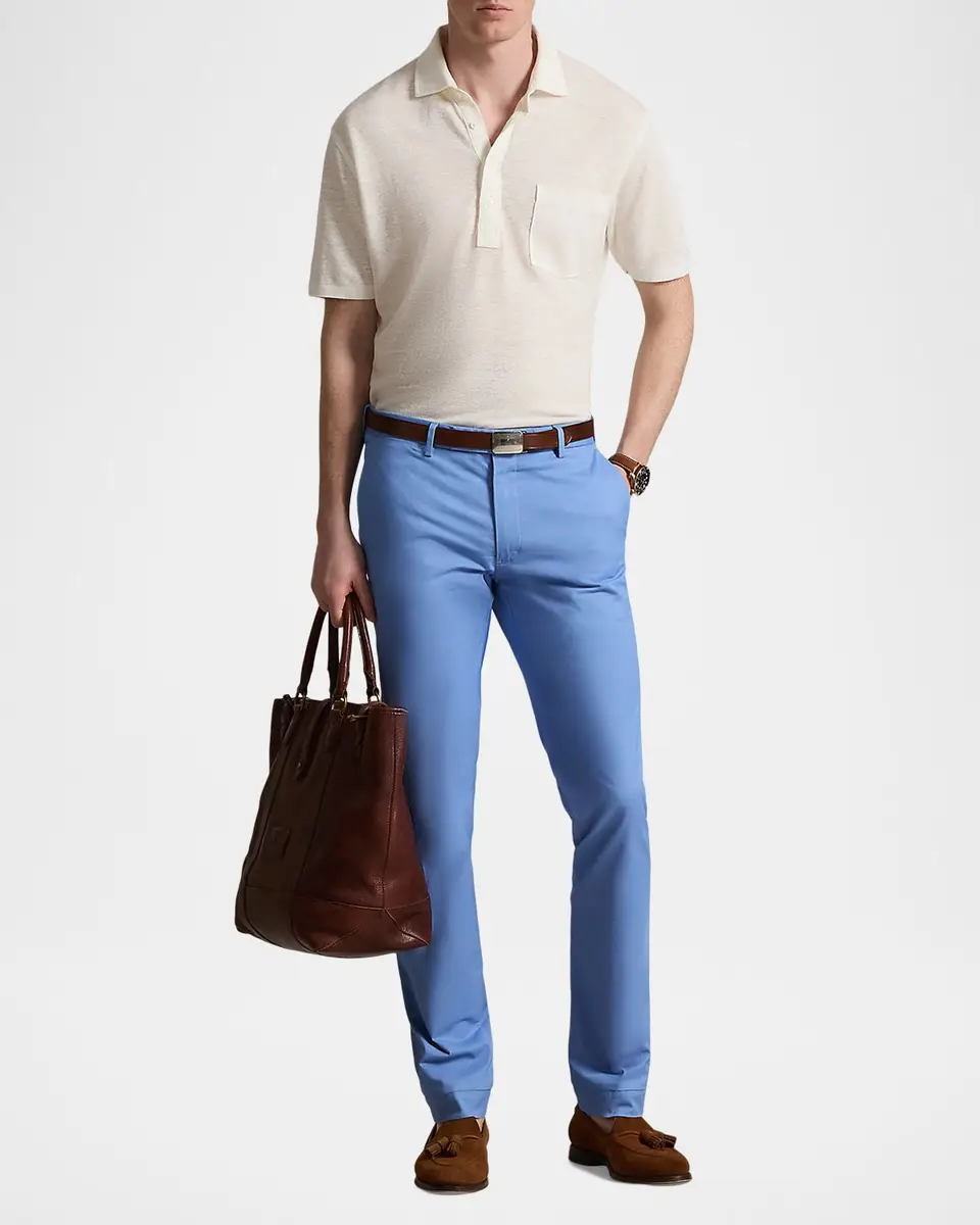 Polo Ralph Lauren Men's Stretch Twill Slim-Fit Trousers | Thumbnail 2 Polo Ralph Lauren Men's Stretch Twill Slim-Fit Trousers | Thumbnail 2