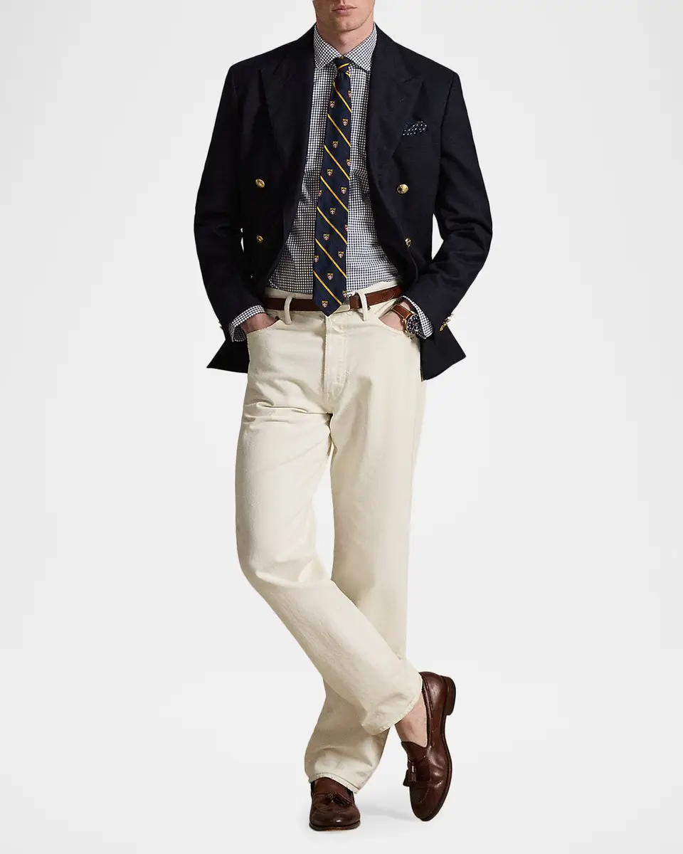 Polo Ralph Lauren Men's Classic-Fit Grid Check Poplin Sport Shirt | Thumbnail 2