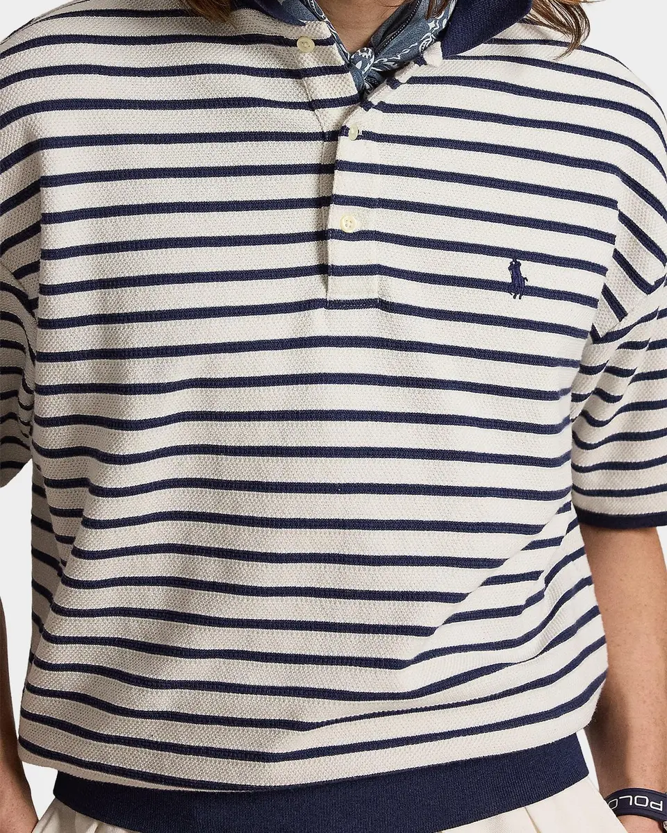 Polo Ralph Lauren Men's Relaxed Fit Stripe Textured Polo Shirt | Thumbnail 5