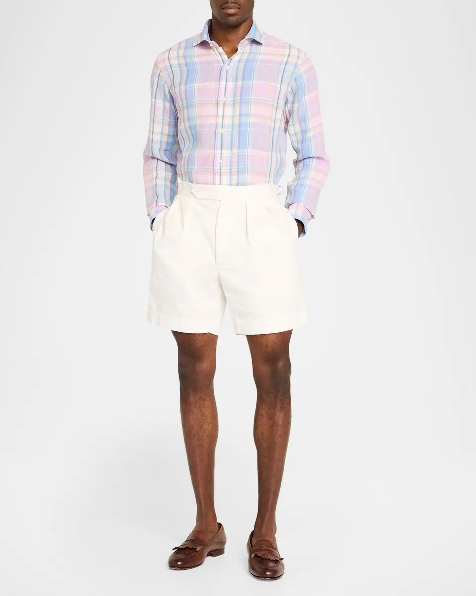 Polo Ralph Lauren Men's Multicolor Plaid Oxford Sport Shirt | Thumbnail 2 Polo Ralph Lauren Men's Multicolor Plaid Oxford Sport Shirt | Thumbnail 2