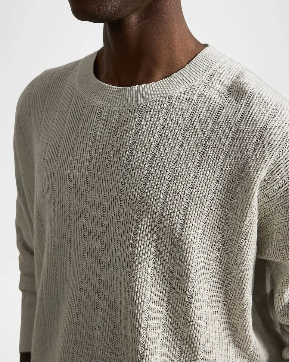 Polo Ralph Lauren Men's Relaxed Fit Textured Linen Crewneck Sweater | Thumbnail 5 Polo Ralph Lauren Men's Relaxed Fit Textured Linen Crewneck Sweater | Thumbnail 5