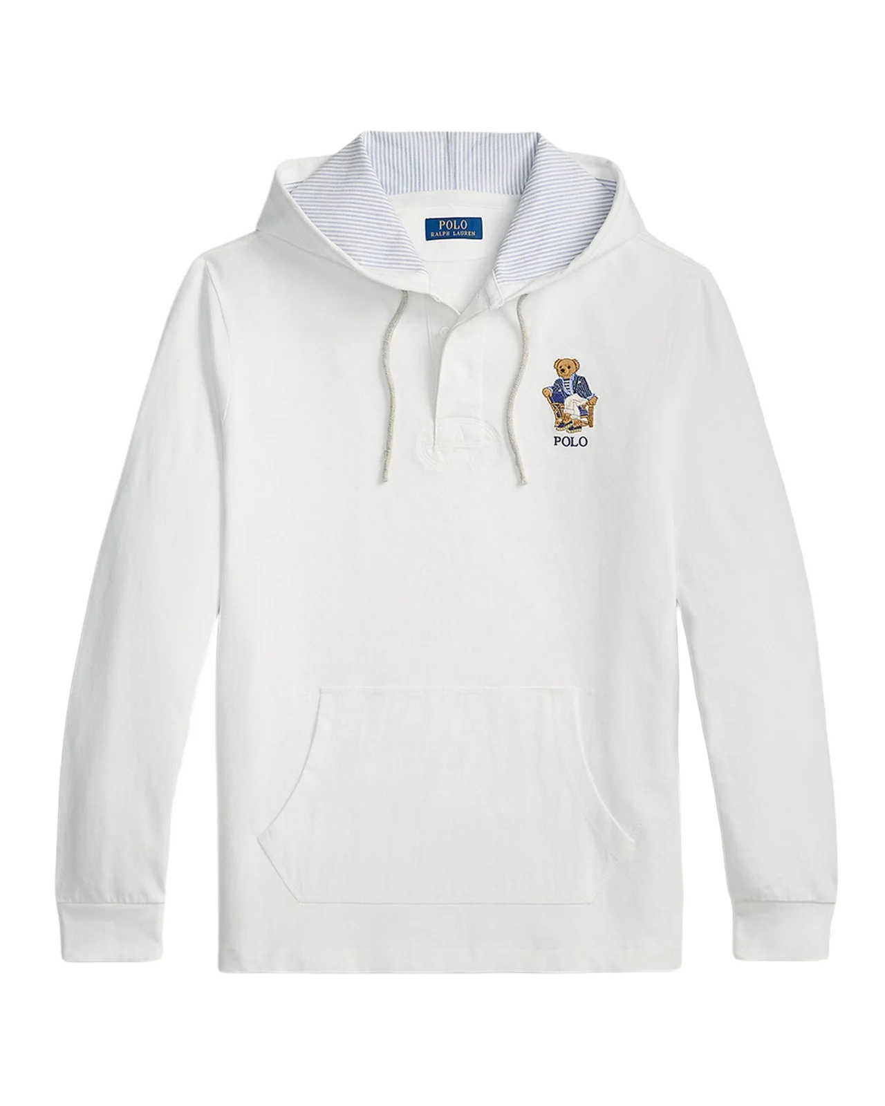 Men's Polo Bear Rugby Hoodie Men's Polo Bear Rugby Hoodie