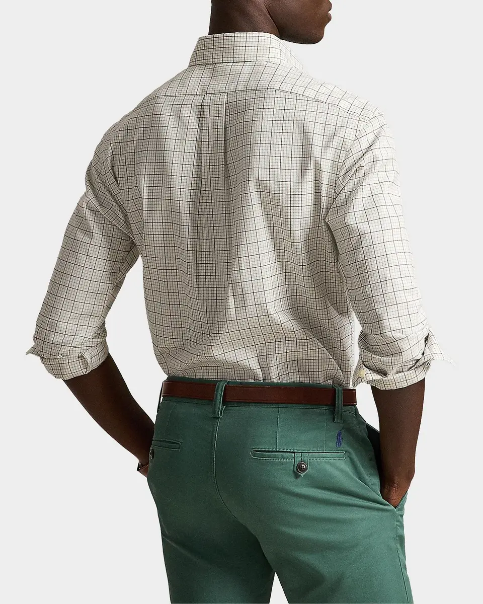 Polo Ralph Lauren Men's Classic Fit Tattersall Twill Sport Shirt | Thumbnail 3