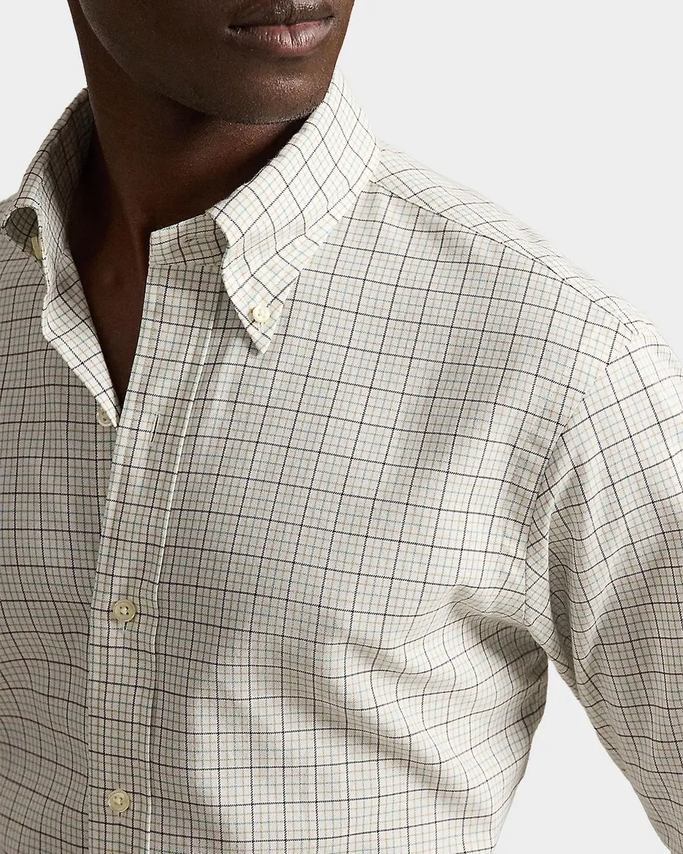 Polo Ralph Lauren Men's Classic Fit Tattersall Twill Sport Shirt | Thumbnail 5