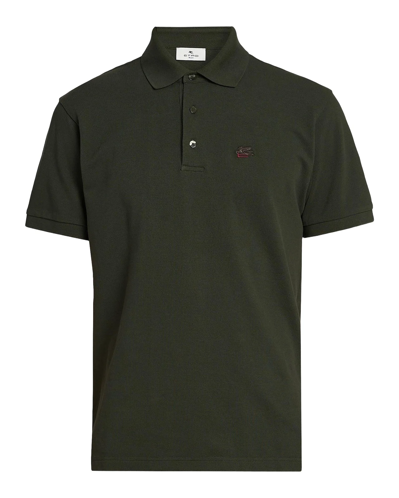 Men's Cotton Embroidered-Pegasus Polo Shirt