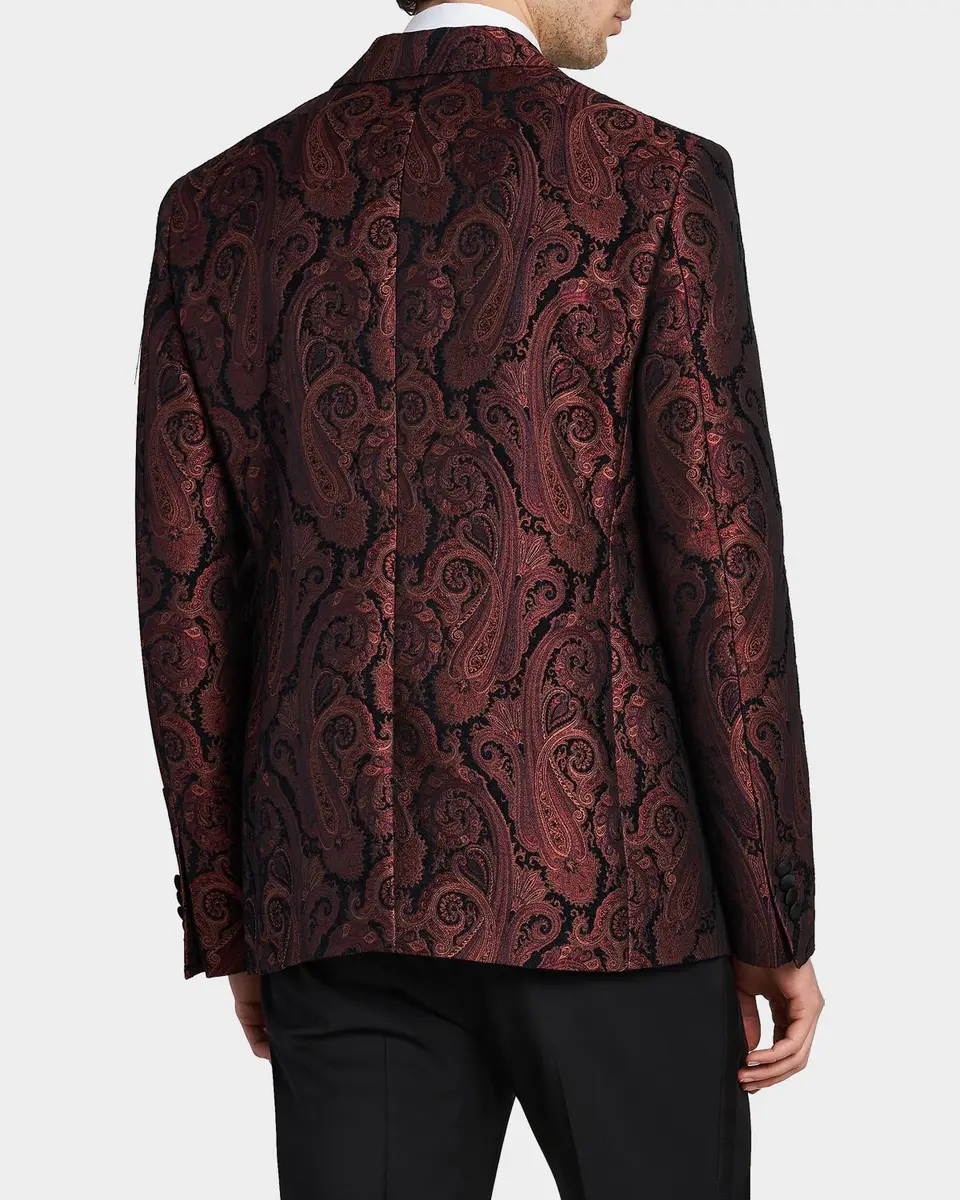 Etro Men's Milano Paisley Brocade Dinner Jacket | Thumbnail 3 Etro Men's Milano Paisley Brocade Dinner Jacket | Thumbnail 3