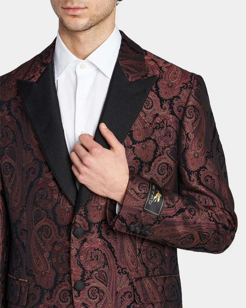 Etro Men's Milano Paisley Brocade Dinner Jacket | Thumbnail 5 Etro Men's Milano Paisley Brocade Dinner Jacket | Thumbnail 5