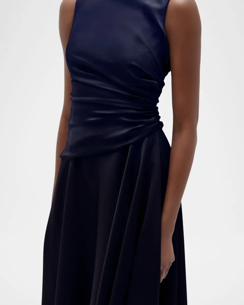 Amsale Asymmetric Sleeveless Midi Dress | Thumbnail 5 Amsale Asymmetric Sleeveless Midi Dress | Thumbnail 5
