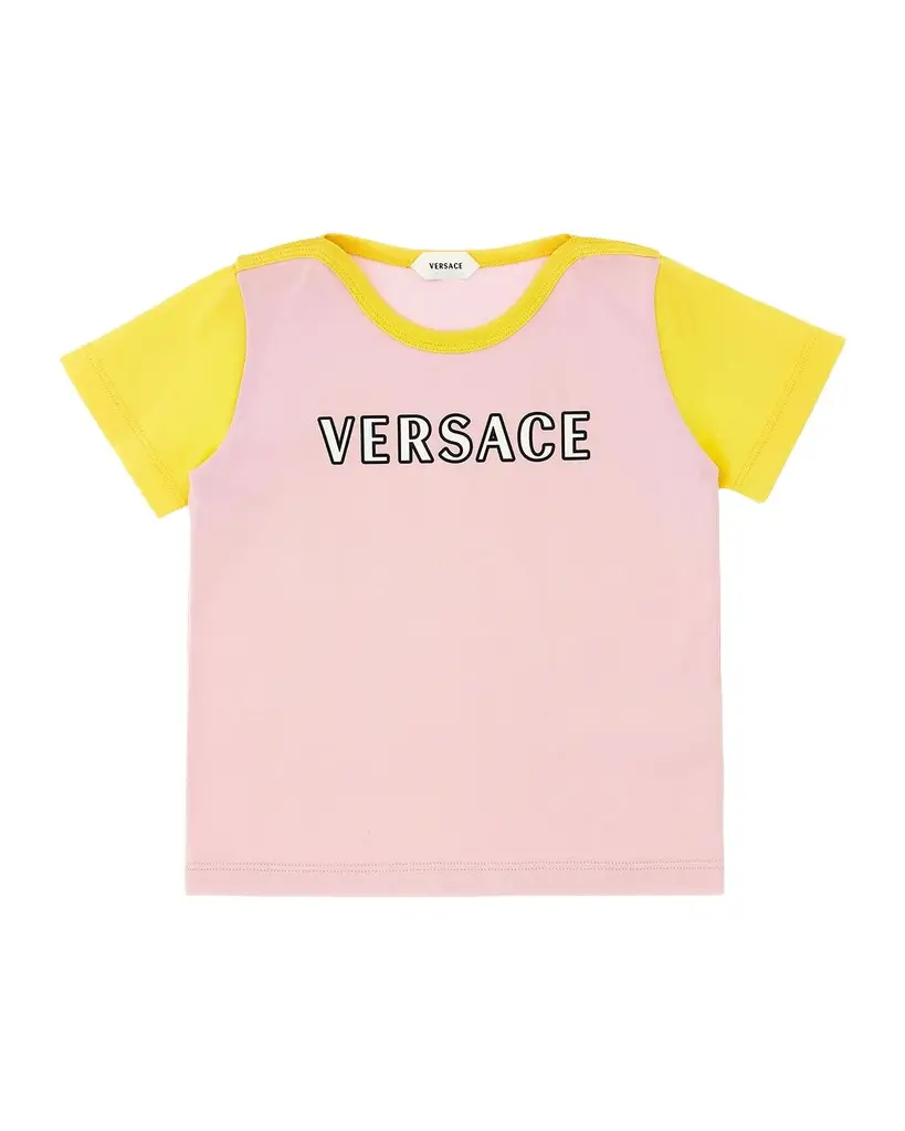 Girl's Logo-Print Cotton Jersey T-Shirt Girl's Logo-Print Cotton Jersey T-Shirt