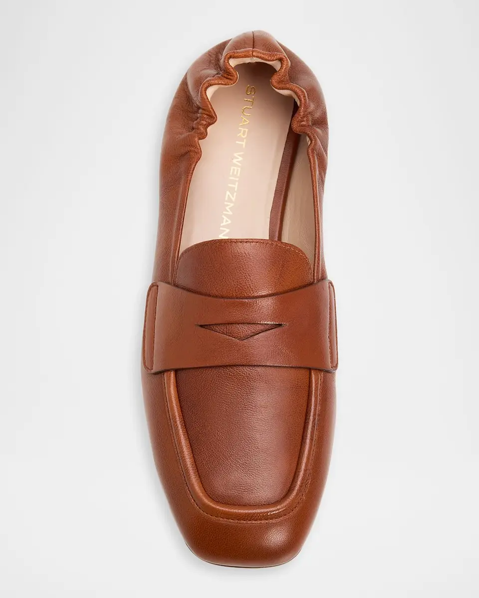 Stuart Weitzman Bryant Leather Penny Loafers | Thumbnail 6