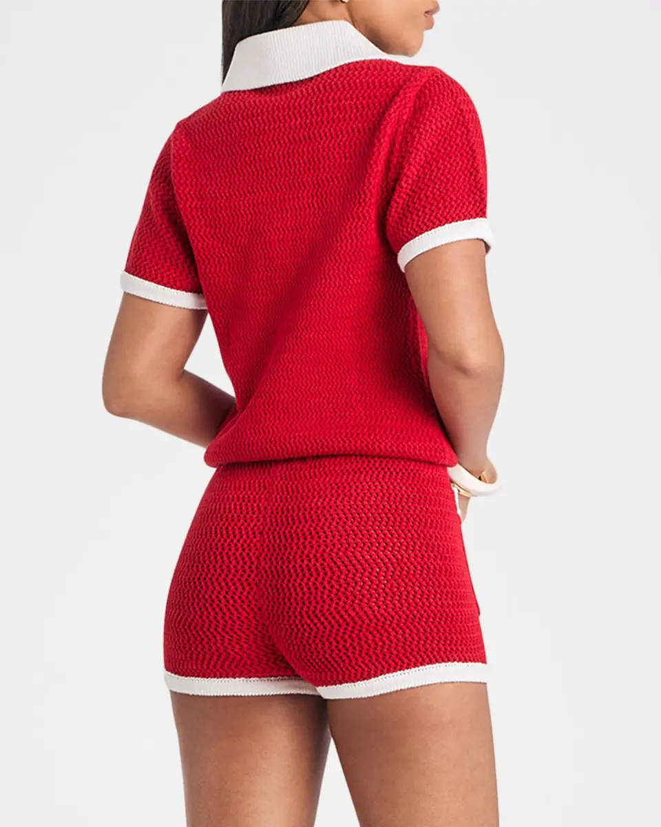 SEROYA Chicky Crochet Romper | Thumbnail 3 SEROYA Chicky Crochet Romper | Thumbnail 3