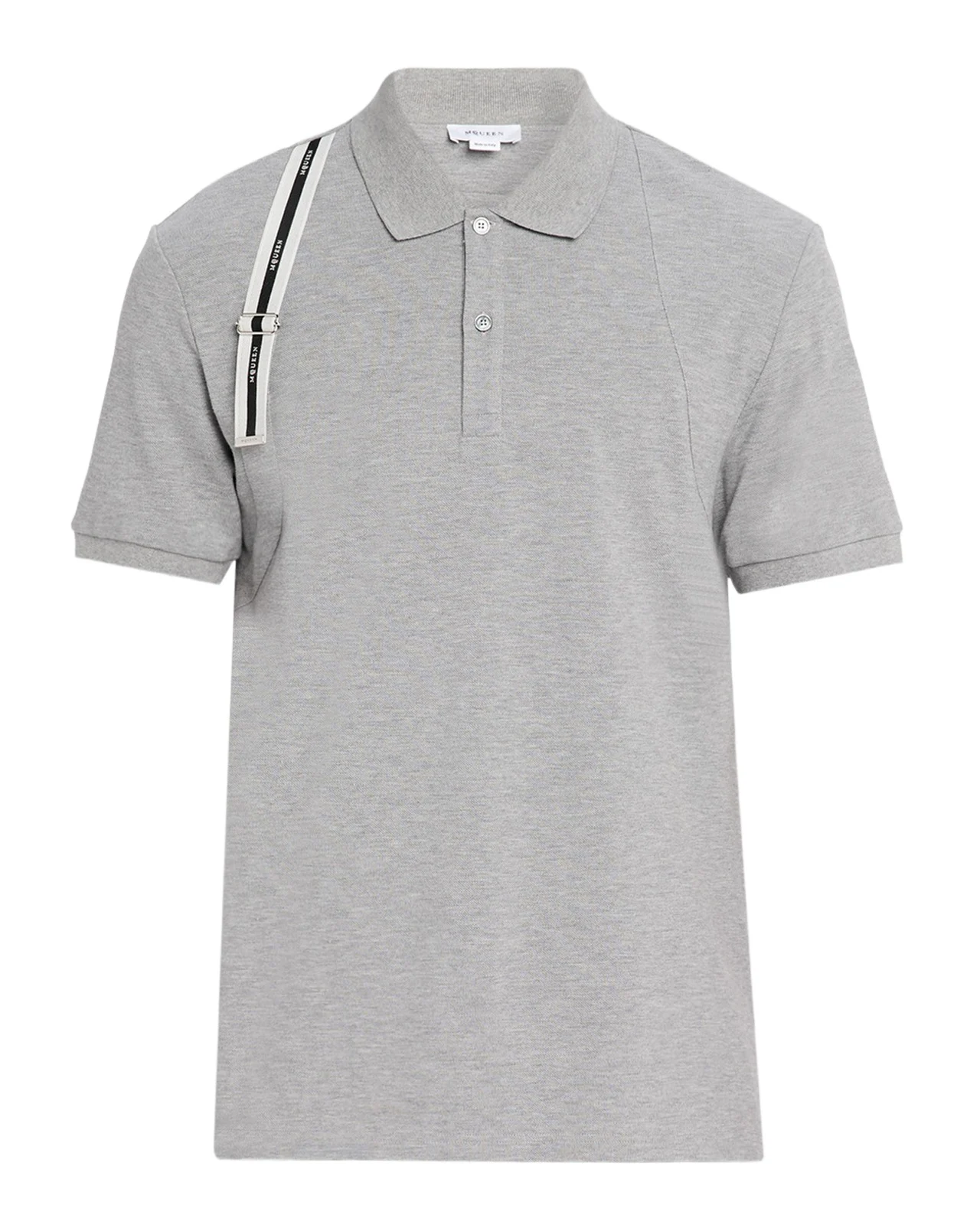Men's Shoulder-Strap Pique Short-Sleeve Polo Shirt Men's Shoulder-Strap Pique Short-Sleeve Polo Shirt
