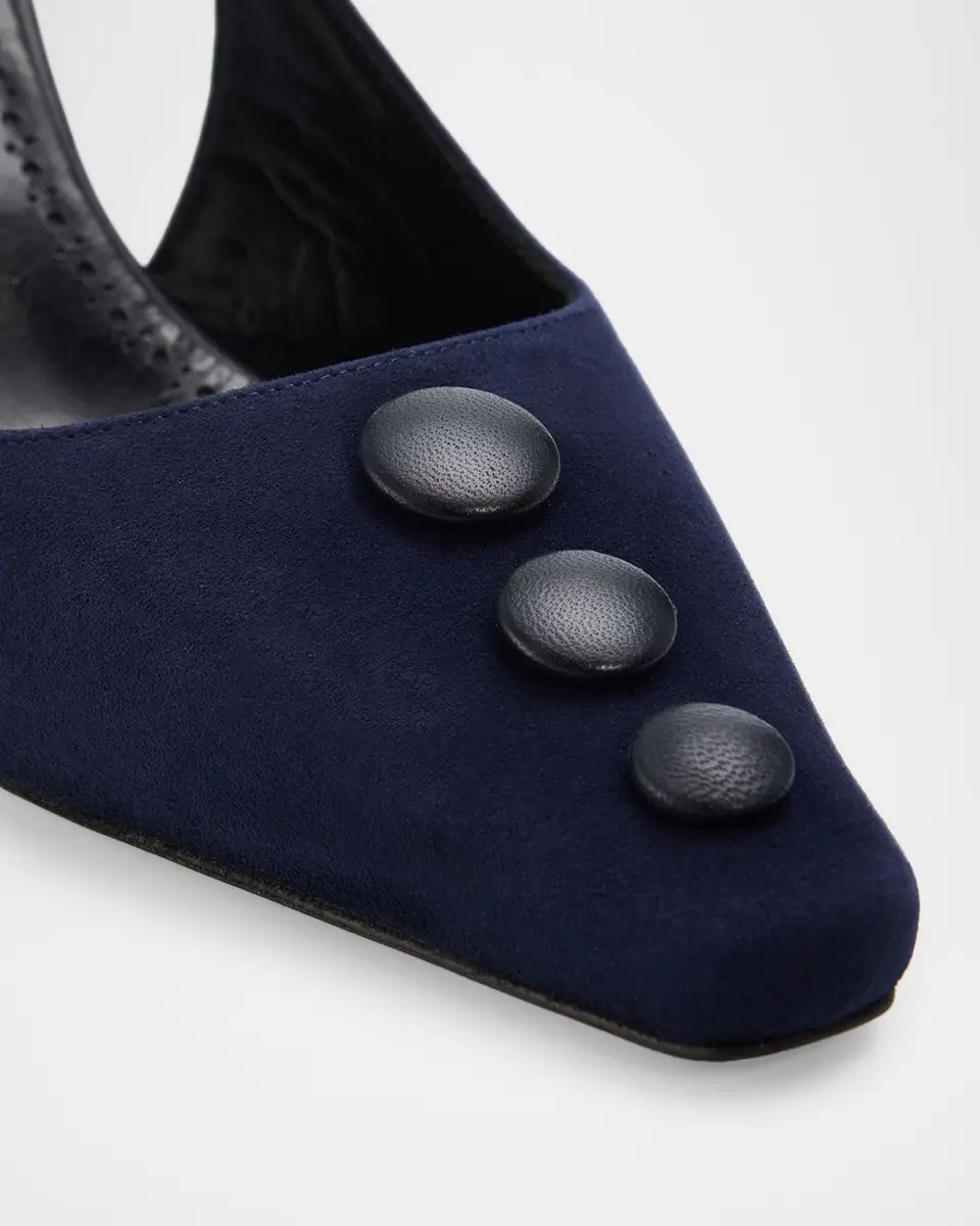 Manolo Blahnik 70mm Alexapla Suede Slingback Pumps | Thumbnail 5 Manolo Blahnik 70mm Alexapla Suede Slingback Pumps | Thumbnail 5