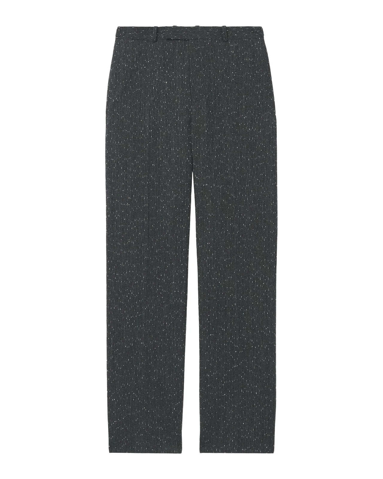 Men's Flecked Pinstripe Tailored Trousers Men's Flecked Pinstripe Tailored Trousers