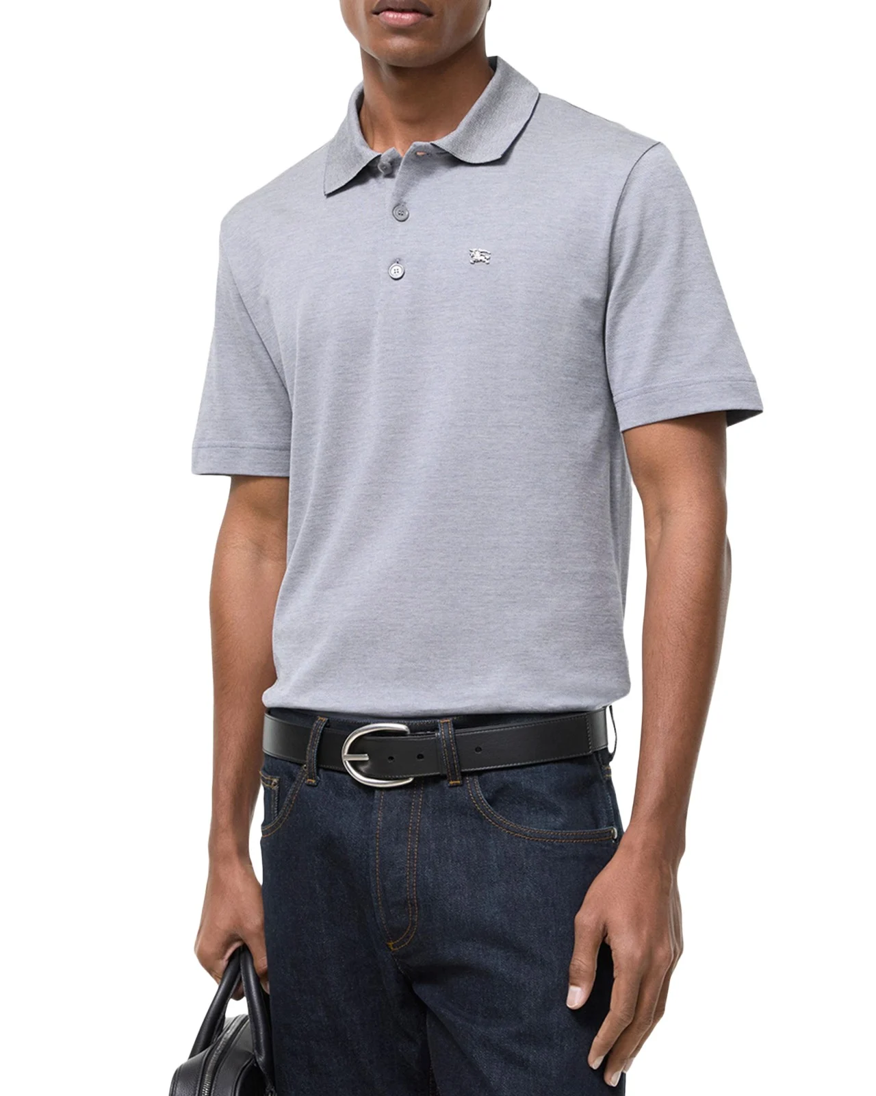 Men's Evan Metal-EKD Pique Polo Shirt
