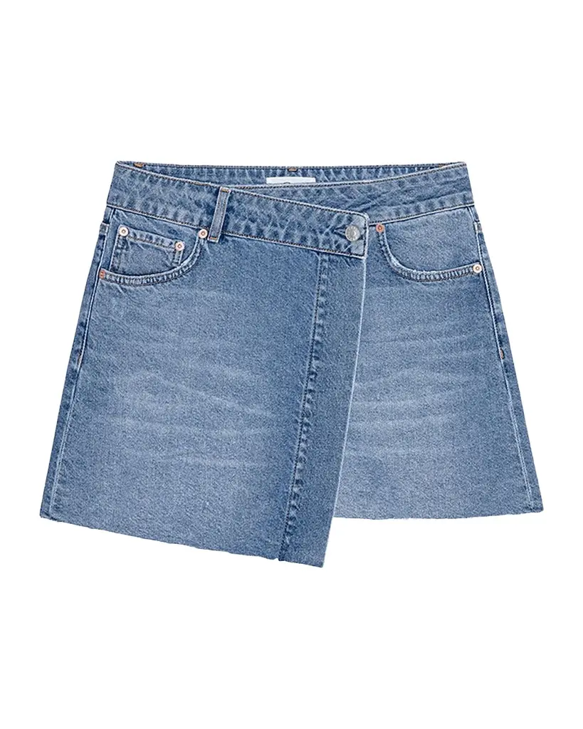 RAILS Huntington Denim Wrap Skirt | Image 1 RAILS Huntington Denim Wrap Skirt | Image 1