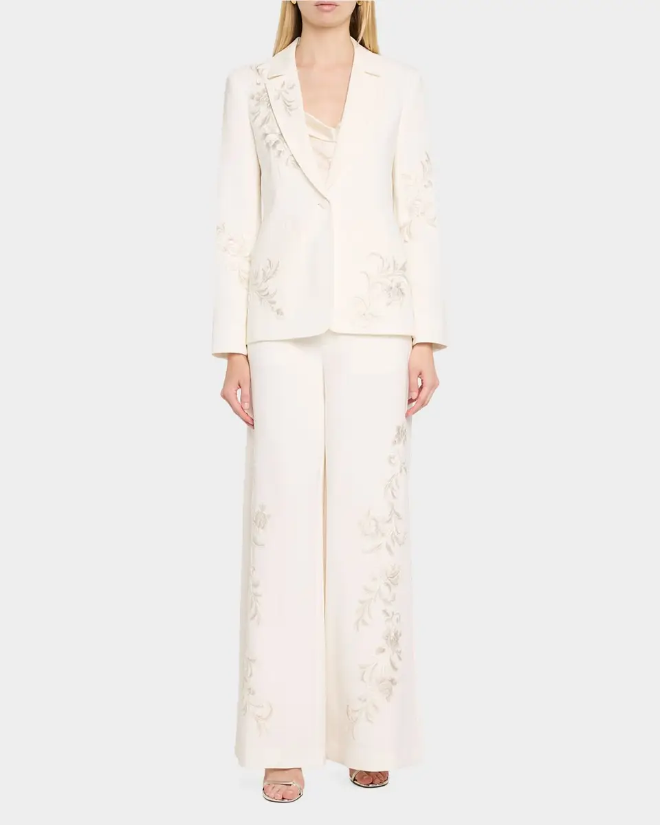 Cinq à Sept Karlie Rococo Embroidered Blazer | Thumbnail 2 Cinq à Sept Karlie Rococo Embroidered Blazer | Thumbnail 2