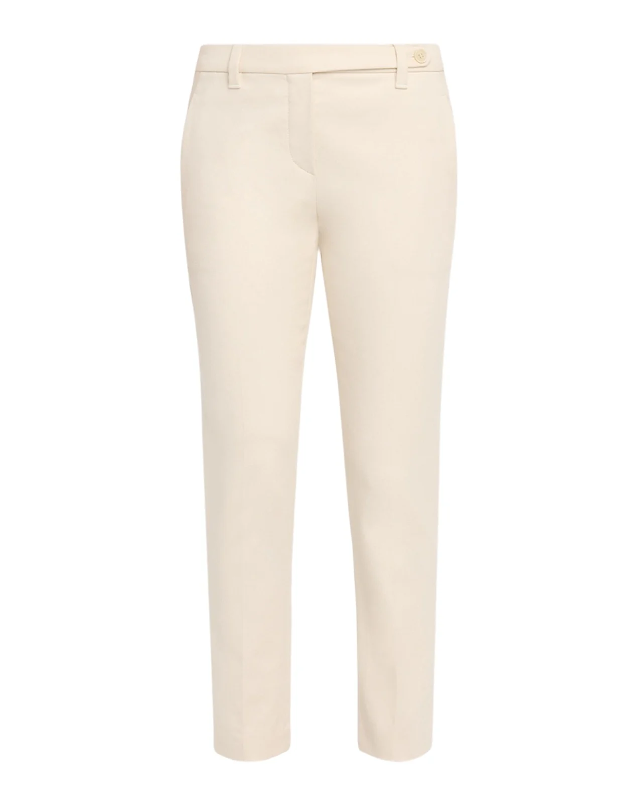 Brunello Cucinelli Monili-Trim Slim-Leg Ankle Pants