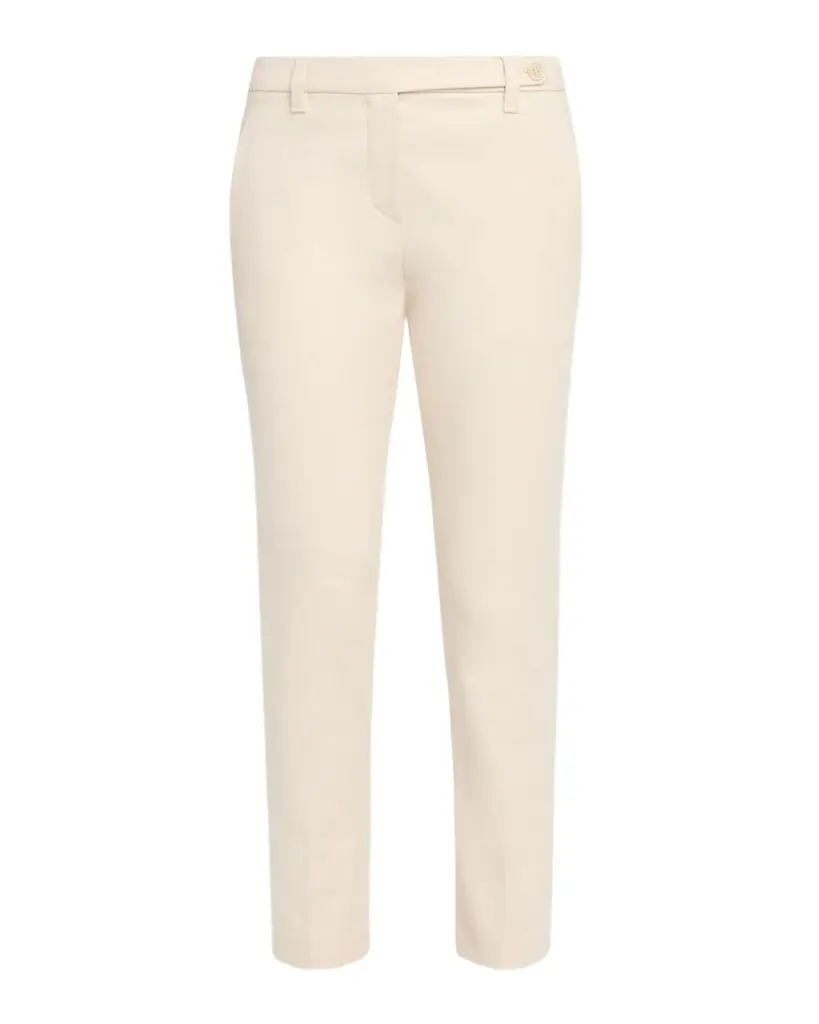 Brunello Cucinelli Monili-Trim Slim-Leg Ankle Pants | Image 1 Brunello Cucinelli Monili-Trim Slim-Leg Ankle Pants | Image 1