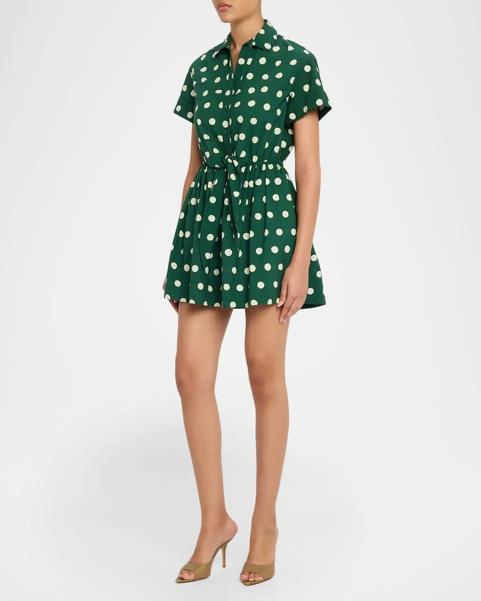 Cara Cara Asbury Floral Tie Mini Shirtdress | Thumbnail 4 Cara Cara Asbury Floral Tie Mini Shirtdress | Thumbnail 4