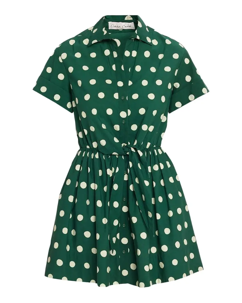 Cara Cara Asbury Floral Tie Mini Shirtdress | Image 1 Cara Cara Asbury Floral Tie Mini Shirtdress | Image 1