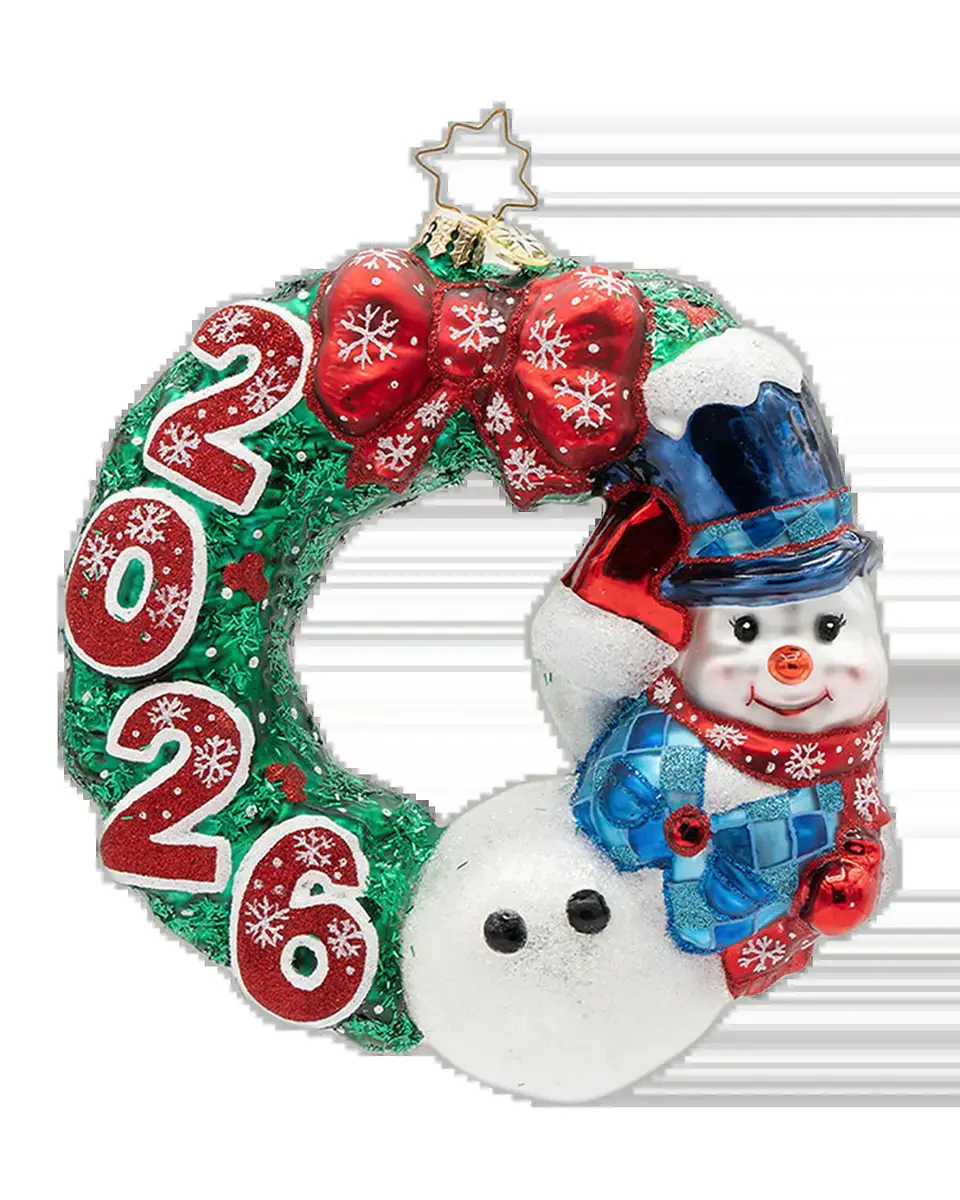 Christopher Radko 2026 A Flurry of Cheer Christmas Ornament | Thumbnail 2 Christopher Radko 2026 A Flurry of Cheer Christmas Ornament | Thumbnail 2