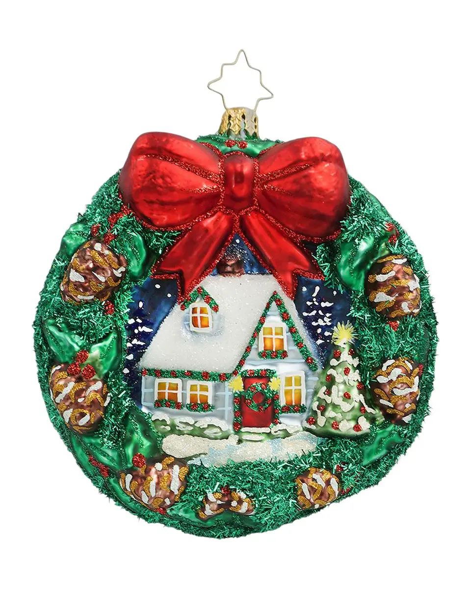 Christopher Radko Holly Jolly Hideaway Christmas Ornament | Thumbnail 3 Christopher Radko Holly Jolly Hideaway Christmas Ornament | Thumbnail 3
