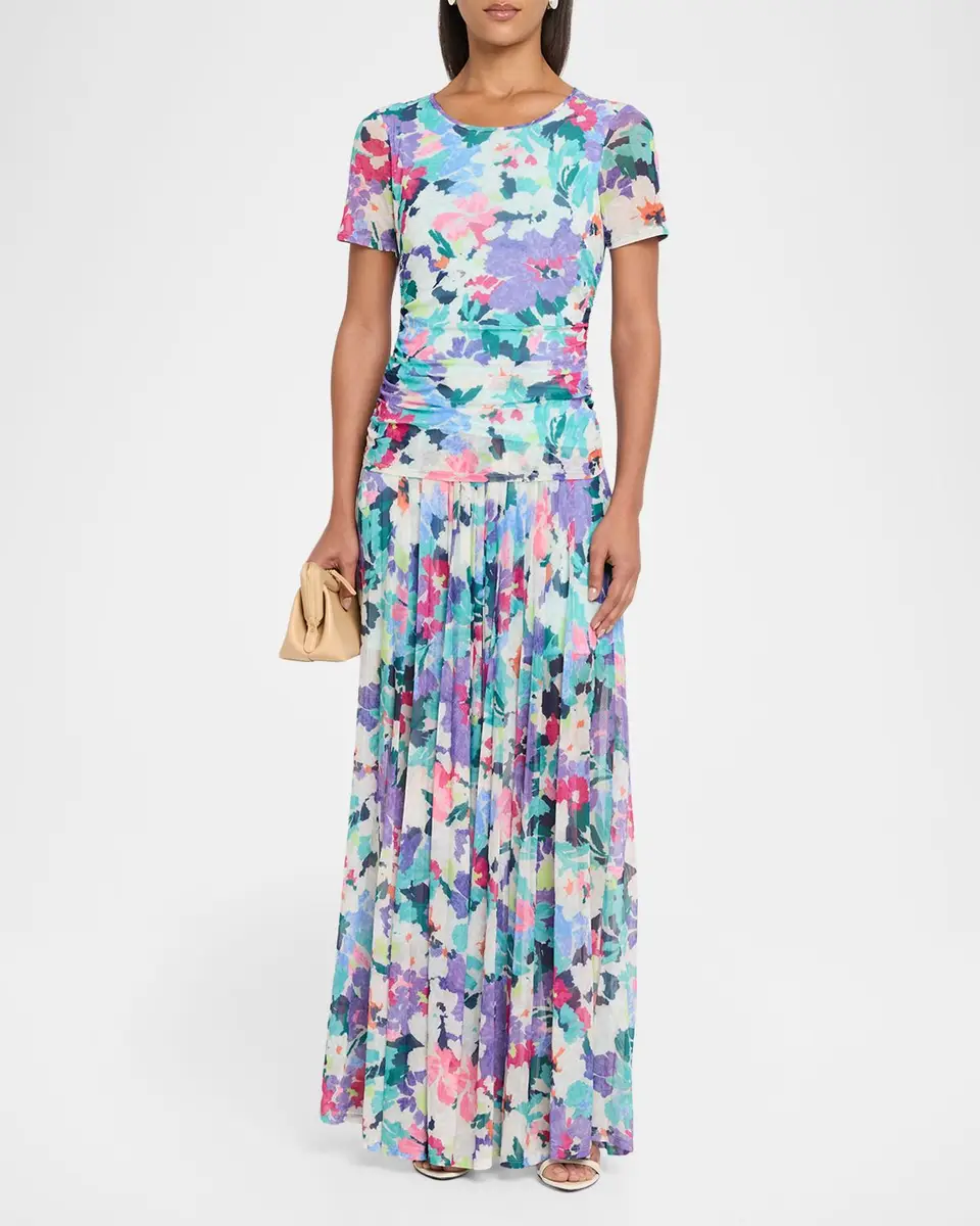 Ramy Brook Ellie Floral Ruched T-Shirt | Thumbnail 2 Ramy Brook Ellie Floral Ruched T-Shirt | Thumbnail 2