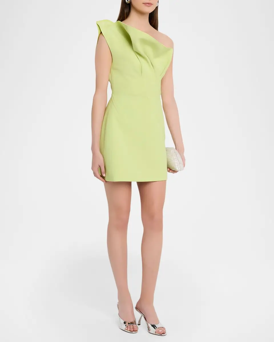 ACLER Lugano One-Shoulder A-Line Mini Dress | Thumbnail 4