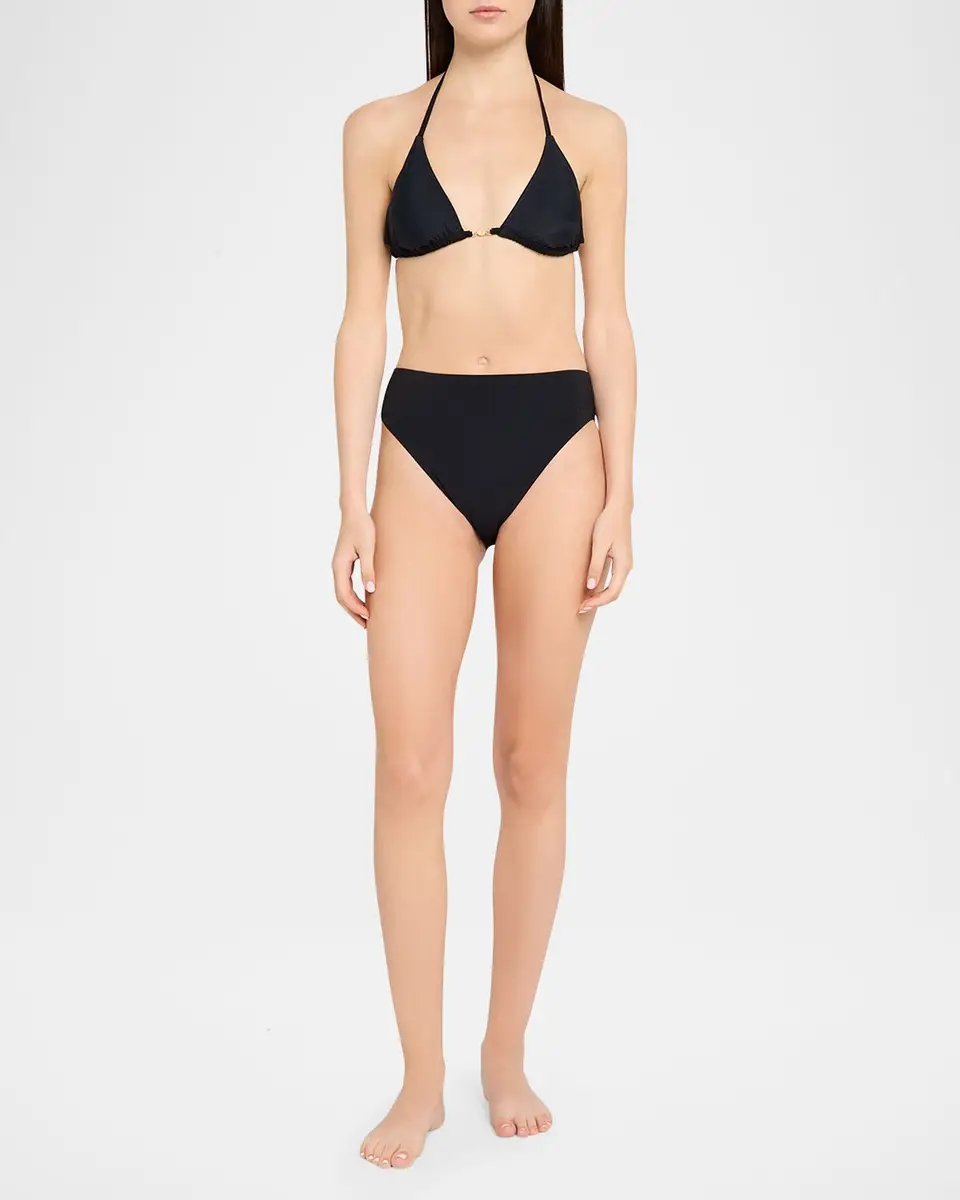 L'AGENCE Kristin Solid Triangle Bikini Top | Thumbnail 2 L'AGENCE Kristin Solid Triangle Bikini Top | Thumbnail 2