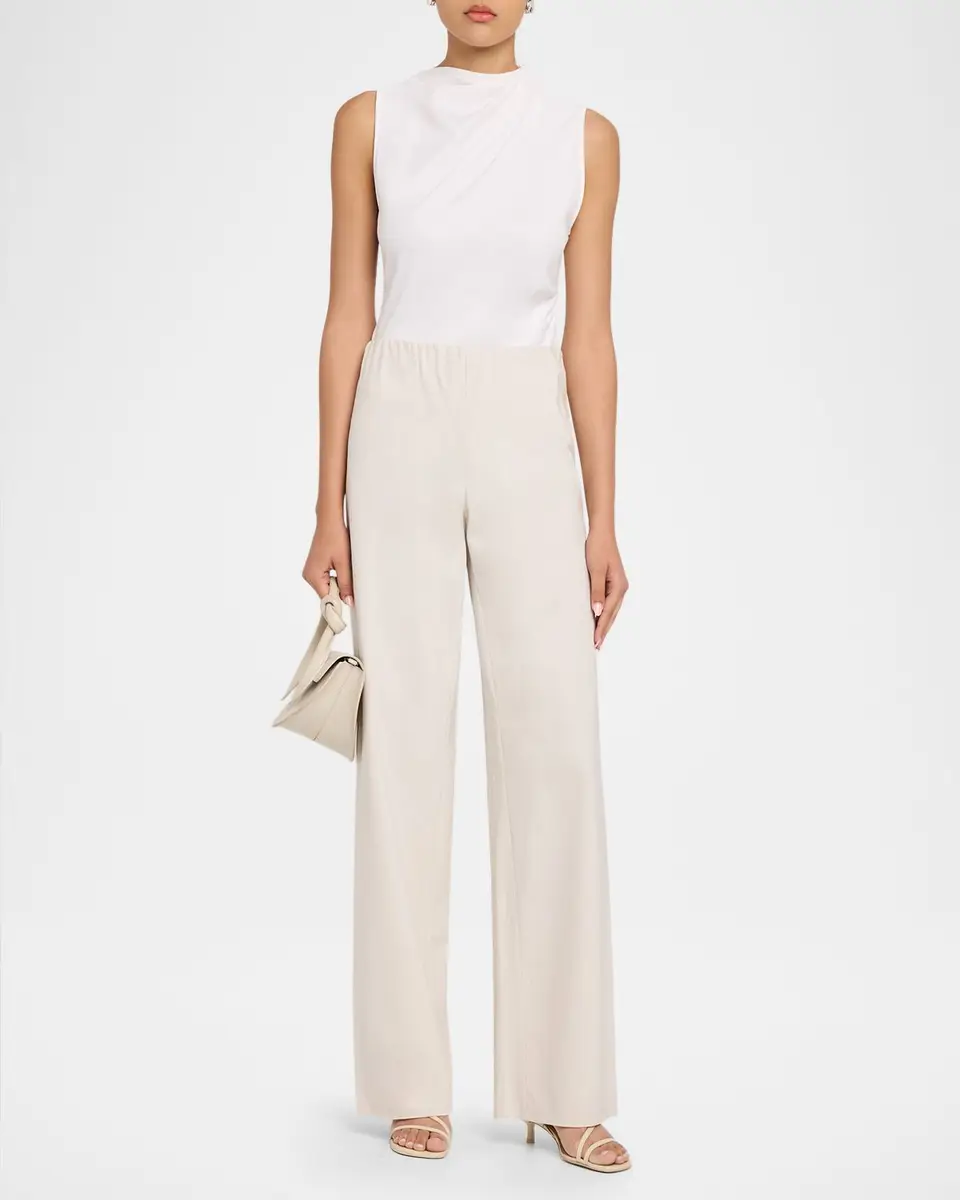 Vince Colette High-Rise Crepe Pants | Thumbnail 2 Vince Colette High-Rise Crepe Pants | Thumbnail 2