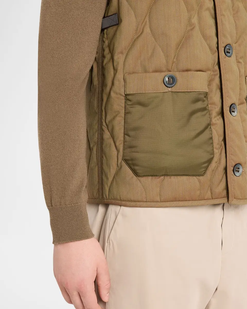 Sease Men's Military-Style Quilted Vest | Thumbnail 5 Sease Men's Military-Style Quilted Vest | Thumbnail 5