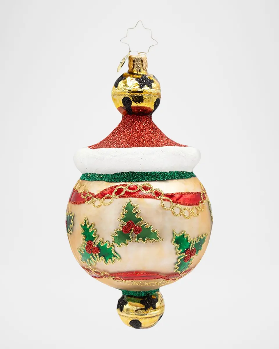 Christopher Radko Holly Jingle Joy Christmas Ornament | Thumbnail 2 Christopher Radko Holly Jingle Joy Christmas Ornament | Thumbnail 2