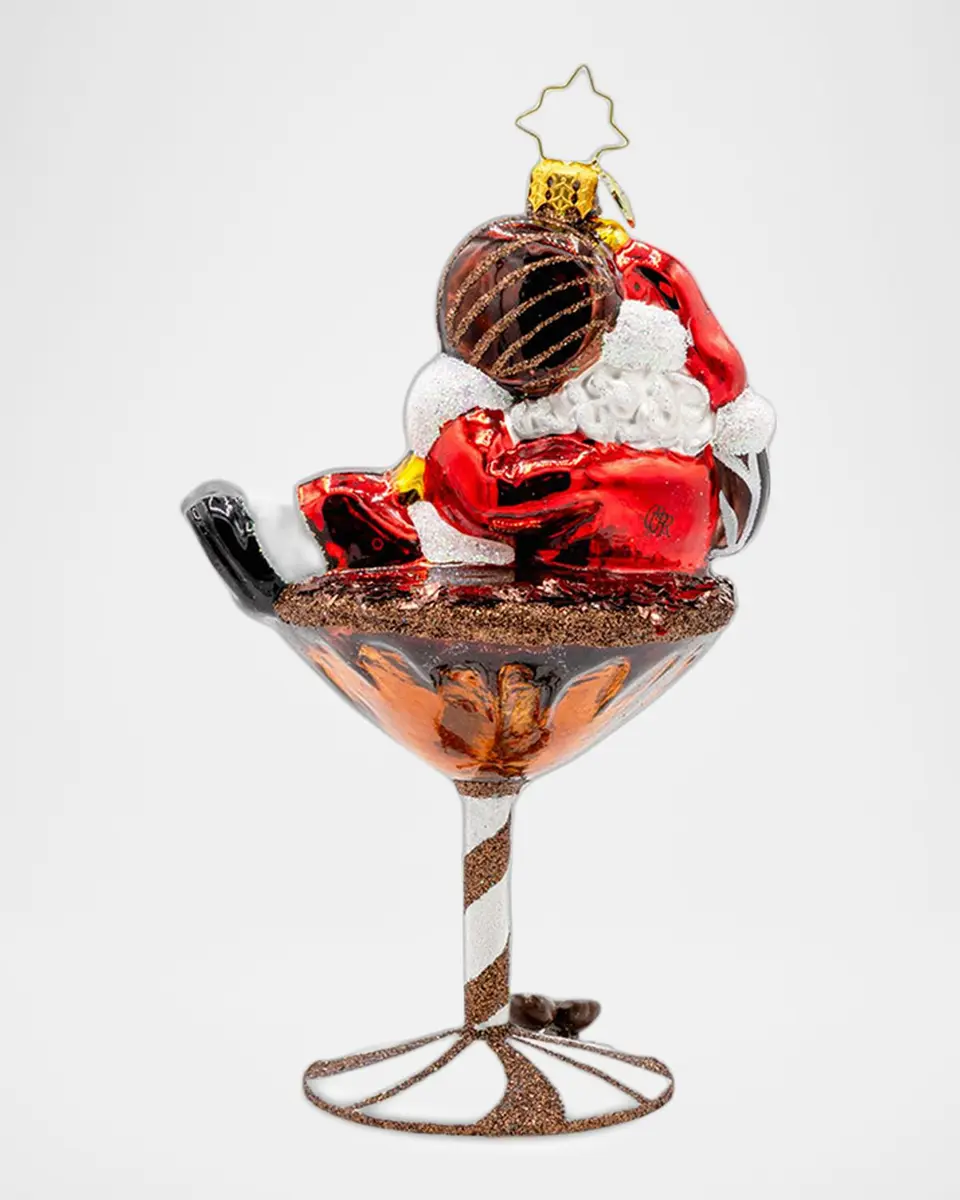 Christopher Radko Santa's Merry Martini Brew Christmas Ornament | Thumbnail 2 Christopher Radko Santa's Merry Martini Brew Christmas Ornament | Thumbnail 2