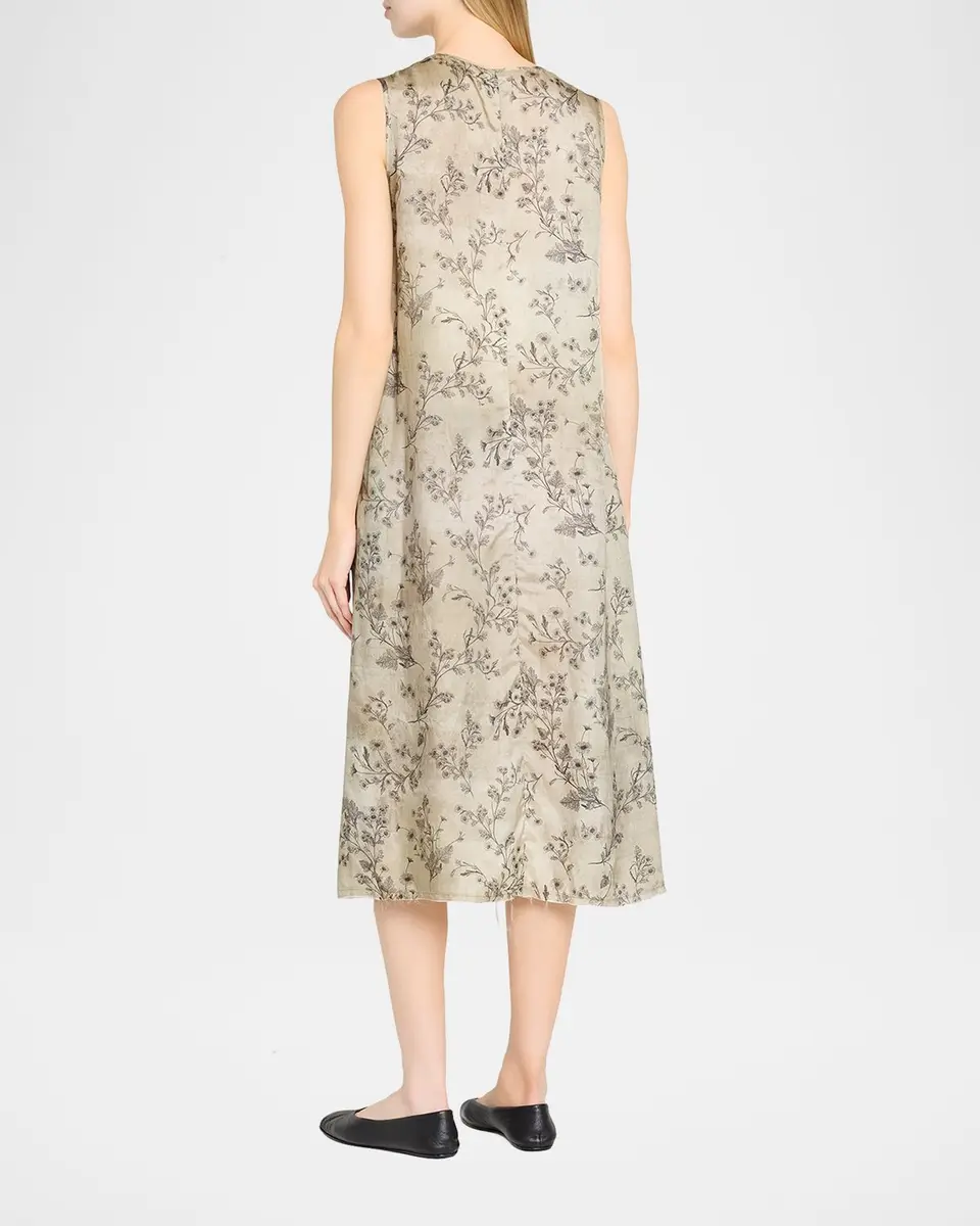 R13 Floral Sleeveless Midi Dress | Thumbnail 3 R13 Floral Sleeveless Midi Dress | Thumbnail 3
